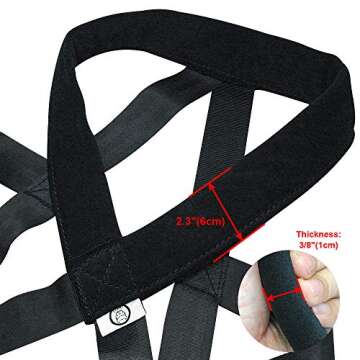 PET ARTIST Dog Sled Weight Pulling Training Harnesses for Large Work Dogs Behaviors Training, Dog Pu...