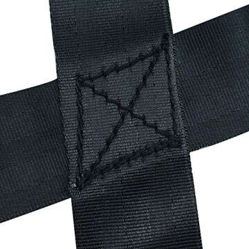 PET ARTIST Dog Sled Weight Pulling Training Harnesses for Large Work Dogs Behaviors Training, Dog Pulling Sledding Harnesses for Weight Pulling,Canicross,Ski-Joring Black