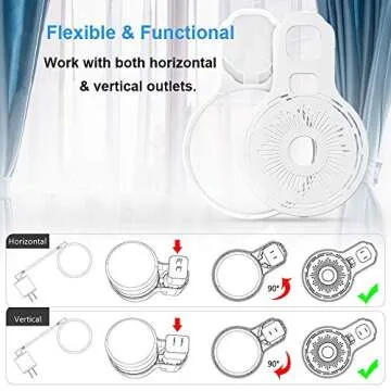 YIHUNION Dot Outlet Wall Mount for Echo 2nd Gen