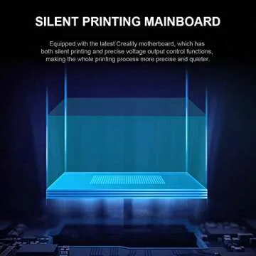 Creality 3D Printer CR 6 SE Leveling-Free, Silent Motherboard, Meanwell Power Supply, Tempered Glass Plate and Dual Z-axis 235 x 235 x 250 mm for Hobbyists Designers and Home Users