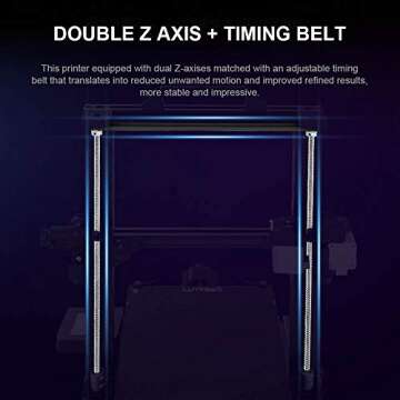 Creality 3D Printer CR 6 SE Leveling-Free, Silent Motherboard, Meanwell Power Supply, Tempered Glass Plate and Dual Z-axis 235 x 235 x 250 mm for Hobbyists Designers and Home Users