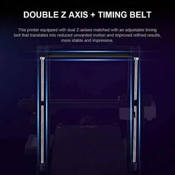 Creality 3D Printer CR 6 SE Leveling-Free, Silent Motherboard, Meanwell Power Supply, Tempered Glass Plate and Dual Z-axis 235 x 235 x 250 mm for Hobbyists Designers and Home Users