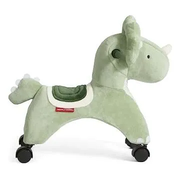 Radio Flyer Dash The Rolling Dinosaur, Ride On Toy for Toddlers Ages 1-3, Green Dinosaur Toy for Kids