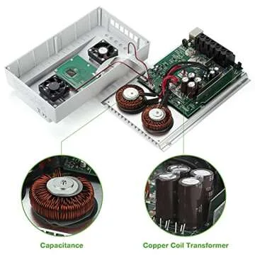 OOYCYOO MPPT Charge Controller 100 amp 12V/24V Auto, 100A Solar Panel Charge Regulator with Blacklight LCD Display Max 100V for Lead-Acid Sealed Gel AGM Flooded Lithium Battery