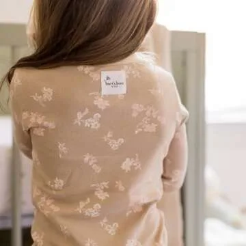 Burt's Bees Baby Girls' Pajamas, Tee and Pant 2-Piece Pj Set, 100% Organic Cotton, Whimsical Floral