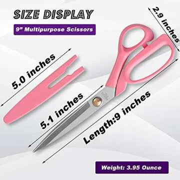 Versatile ATO-DJCX Fabric Sewing Scissors for All Ages