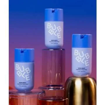 Skincare Bubble Overnight Hydrating Sleep Cream Mask, Cruelty-free skincare - Leave-on Mask, All Skin Types, 1.7 fl oz/ 50mL.
