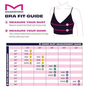 Maidenform Wireless Strapless Comfort Bra for Women