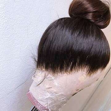 QUINLUX Ombre Lace Frontal Wig with Baby Hair 18 Inch