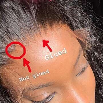 QUINLUX Ombre Lace Frontal Wig with Baby Hair 18 Inch