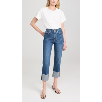 7 For All Mankind Women's Logan Stovepipe Jeans - Explorer 3