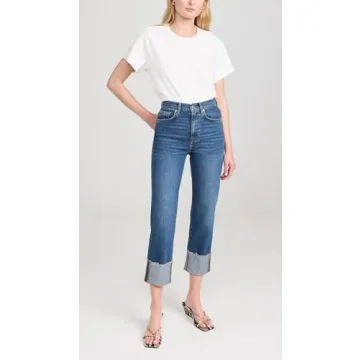 7 For All Mankind Women's Logan Stovepipe Jeans - Explorer 3