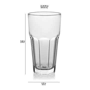 Libbey Gibraltar 22 oz Iced Tea Glasses - Set of 12