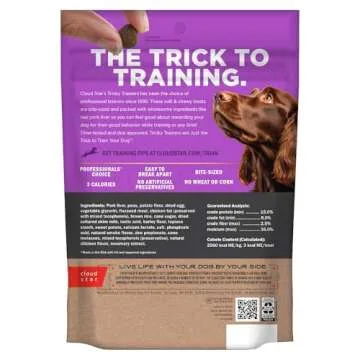 Cloud Star Tricky Trainers Soft & Chewy Dog Training Treats 14 oz Pouch, Liver Flavor, Low Calorie Behavior Aid with 360 treats