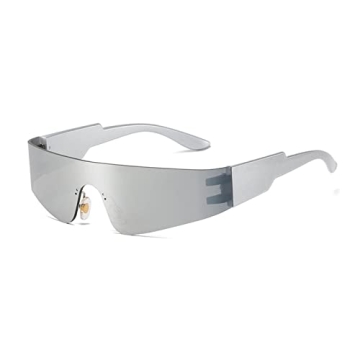 DUPER Y2K Futuristic Sunglasses for Women - UV400 Cyberpunk Style