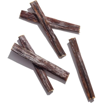 Jack&Pup 6-inch Gullet Sticks for Dogs – Odor Free Joint Health Support Dog Chews – Fresh and Savory Beef Gullet Sticks - Naturally Rich in Glucosamine and Chondroitin (25 Pack)