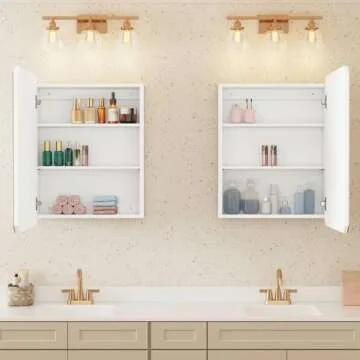 Elegant 20x26 Bathroom Medicine Cabinet with Storage