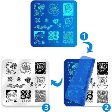 Biutee Nail Stamping Set 12 Plates for Stunning Nail Art