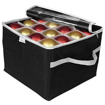 ProPik Christmas Ornament Storage Box for 48 Ornaments