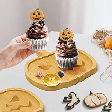 Halloween Pumpkin Charcuterie Board for Parties and Decorations