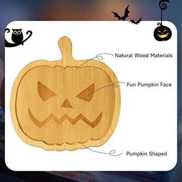 Halloween Pumpkin Charcuterie Board for Parties and Decorations