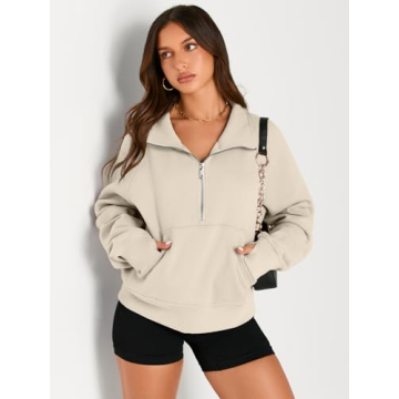 AUTOMET Womens Cropped Hoodie - Stylish & Comfy Fall Fashion