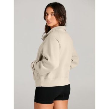 AUTOMET Womens Cropped Hoodie - Stylish & Comfy Fall Fashion