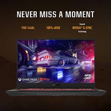 ASUS TUF Gaming A17 Laptop - AMD Ryzen 9, RTX 4050, 16GB RAM