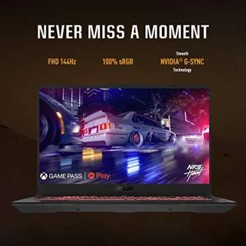 ASUS TUF Gaming A17 Laptop - AMD Ryzen 9, RTX 4050, 16GB RAM