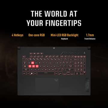 ASUS TUF Gaming A17 Laptop - AMD Ryzen 9, RTX 4050, 16GB RAM