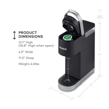 Keurig K-Mini Plus Compact Coffee Maker - Perfect for On-The-Go