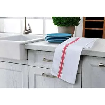 Utopia Dish Towels 12 Pack 100% Cotton Cooking Cloths