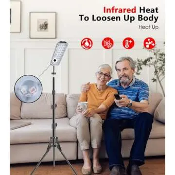 Red Light Therapy Lamp for Pain Relief and Skin Care