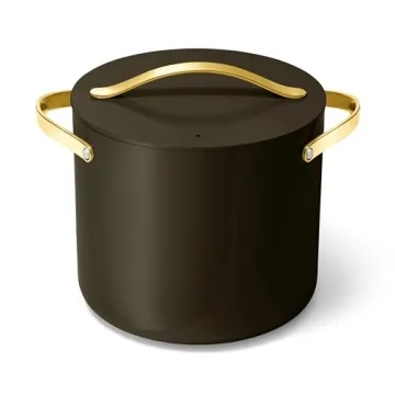 Caraway 12 Qt Ceramic Stock Pot - Non-Toxic & Versatile for Delicious Cooking