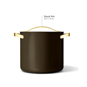 Caraway 12 Qt Non-Toxic Stock Pot - Perfect for Soups