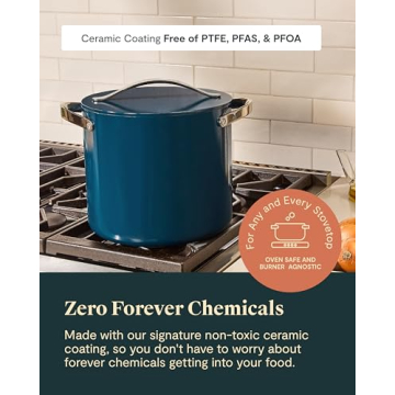 Caraway 12 Qt Non-Toxic Stock Pot - Perfect for Soups