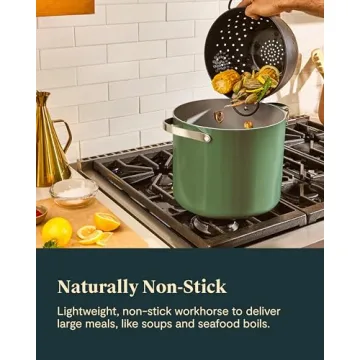Caraway 12 Qt Non-Toxic Stock Pot - Perfect for Soups