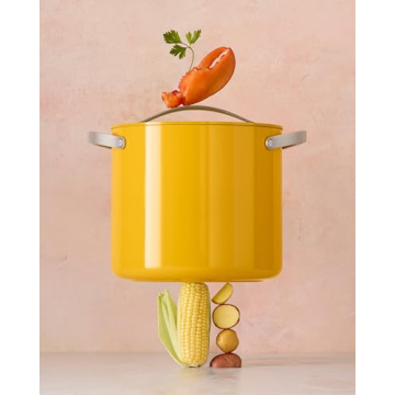 Caraway 12 Qt Non-Toxic Stock Pot - Perfect for Soups