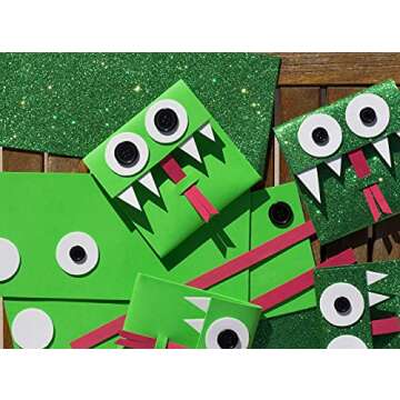 Better Office Products 100 Pack EVA Foam Sheets, 5.5 x 8.5 Inch, Assorted Colors (20 Colors), 2mm Thick, for Arts and Crafts, 100 Sheets