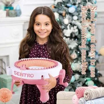 SENTRO Knitting Machine - 48 Needles & Row Counter