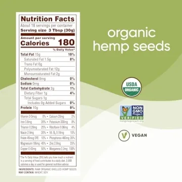Nutiva Organic Shelled Hemp Seeds - Plant Protein Packed
