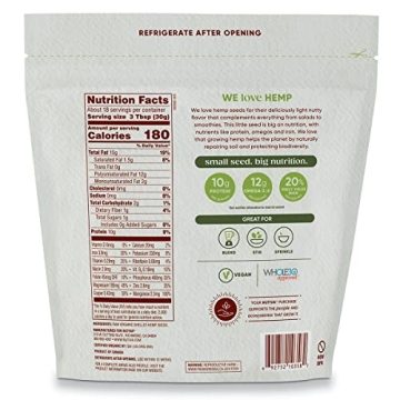 Nutiva Organic Shelled Hemp Seeds - Plant Protein Packed