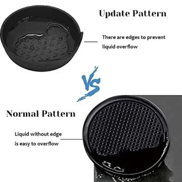 Pincuttee Universal Car Silicone Cup Holder Coasters