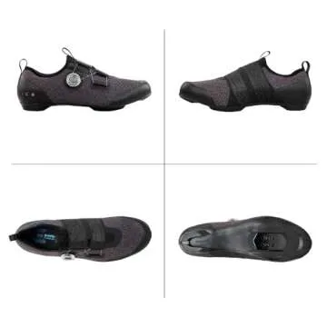 SHIMANO SH-IC501 High Performance Indoor Cycling Shoe, Black, 7.5-8 Women / 6.5-7 Men, (EU 40)