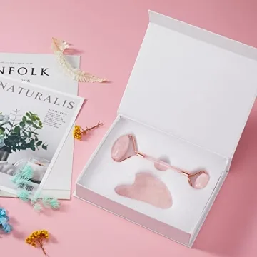 Jade Roller and Gua Sha Set for Skincare and Relaxation