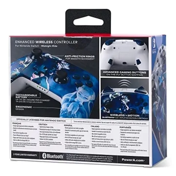 PowerA Wireless Controller Switch Zelda Midnight Ride