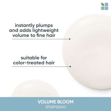 Biolage Volume Bloom Shampoo | Volumizing Shampoo | Lightweight Volume & Shine | For Fine Hair | Paraben & Silicone-Free | Vegan​ | Cruelty Free | Salon Shampoo | 13.5 Fl. Oz