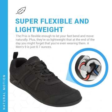 Xero Shoes Men’s Prio Athletic Sneakers - Unmatched Comfort