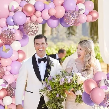 151PCS Pink Balloon Garland Arch Kit for Events
