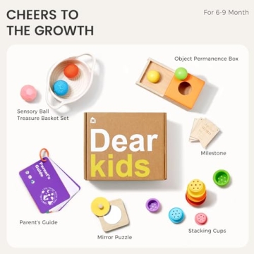 Tiny Land Montessori Toy Set for 6-9 Months - Engaging 4-in-1 Learning Toys